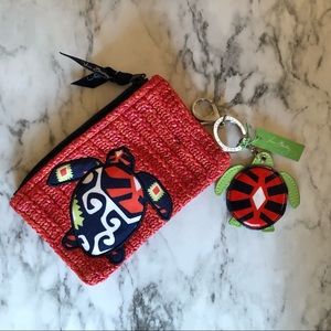 Vera Bradley sea turtle bag & keychain